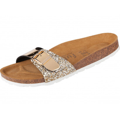 Ortopedski natikači ZLATI z enim paskom