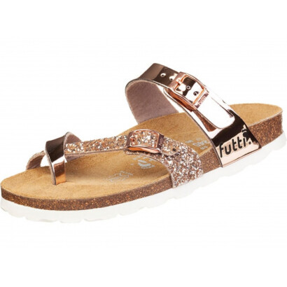 Ortopedski natikači ROSE GOLD z dvema paskoma