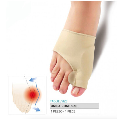 Za&scaron;čitna nogavička za hallux valgus z distančnikom prstov &ndash; G213